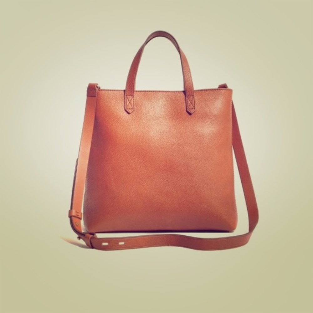 Madewell Zip Top Medium Transport Tote